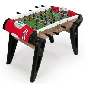 Baby Foot Smoby N°1 Evolution - Poignées Ergonomiques - Compteur de Points - 2 Balles Incluses rouge - Smoby