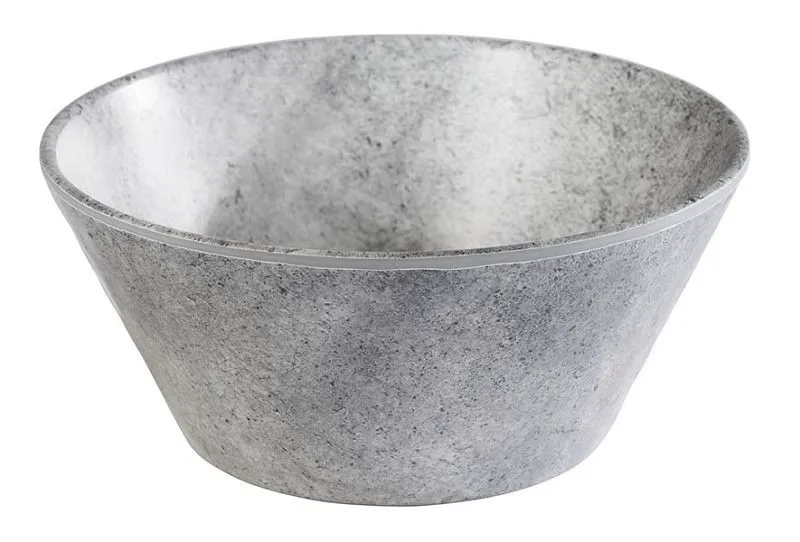 Bol APS -ELEMENT- Ø 16 cm hauteur : 7 cm mélamine couleur : aspect béton 05 litre 84828 acheter à bas prix 