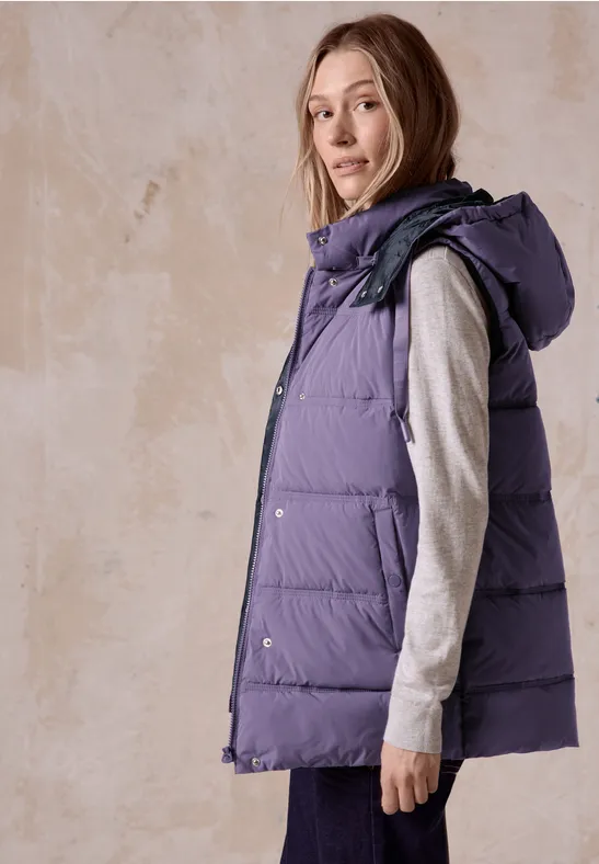 CECIL Gilet avec capuche 