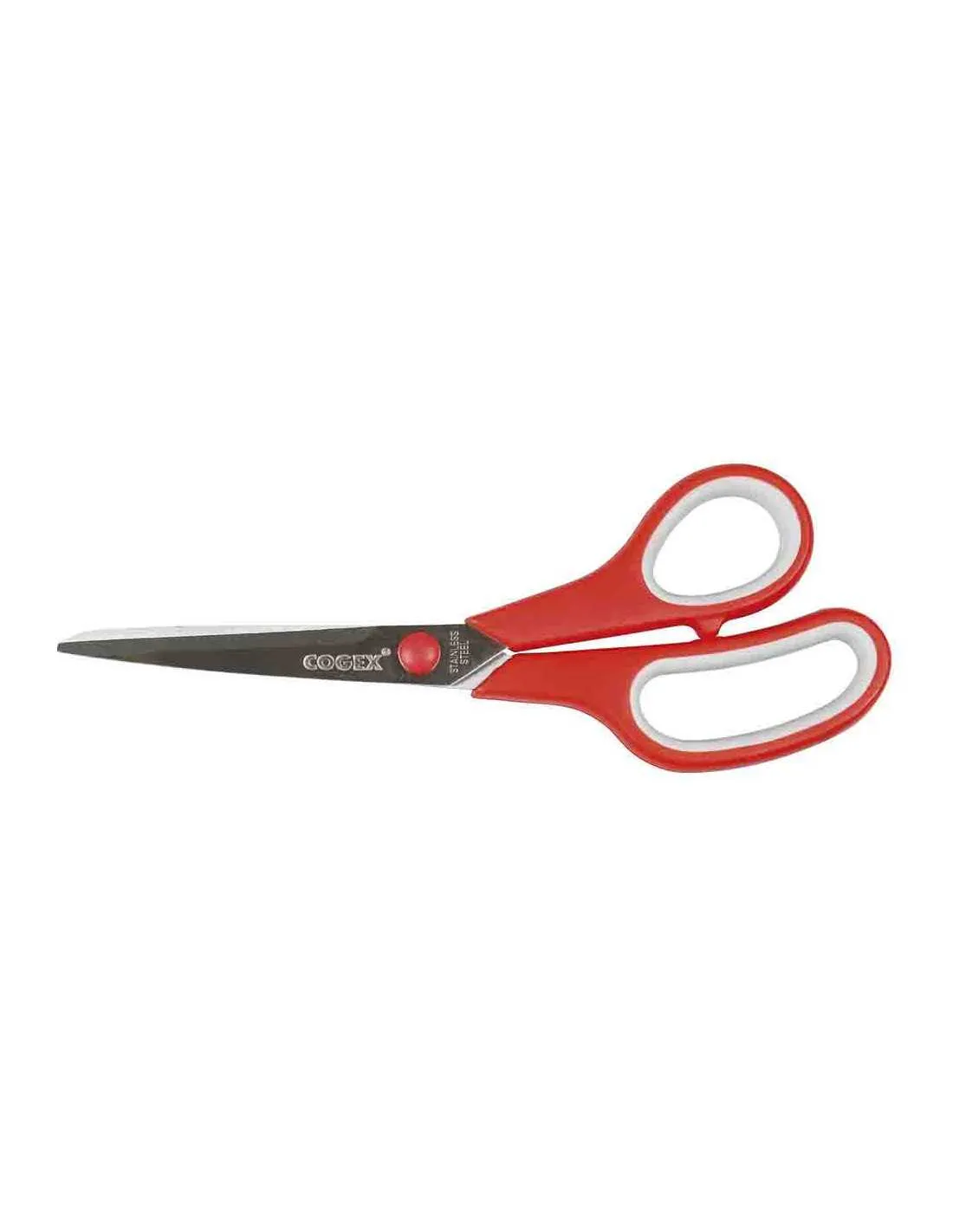 Ciseaux ergonomiques lames acier poignées bimatière soft-touch