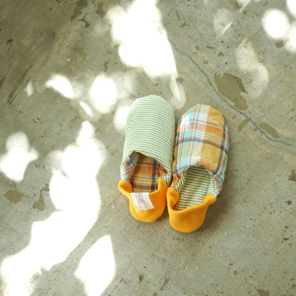 Colorful stripes × plaid