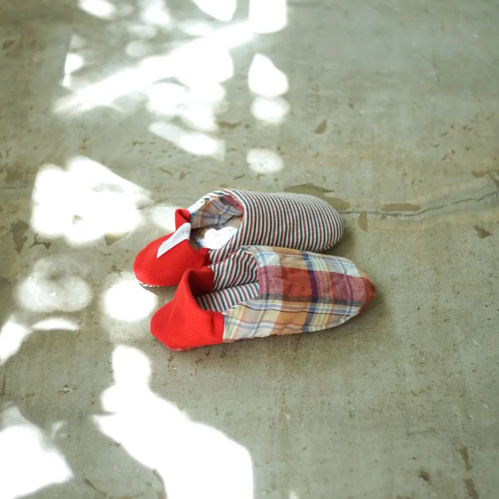 Colorful stripes × plaid