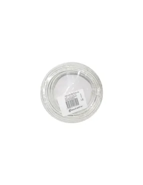 Câble H03VVH2F 2x0.75 05m blanc couronne - ELECTRALINE