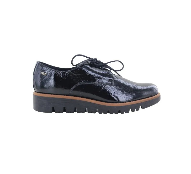 Derbys  Géo Reino PAVACO Vernis Noir