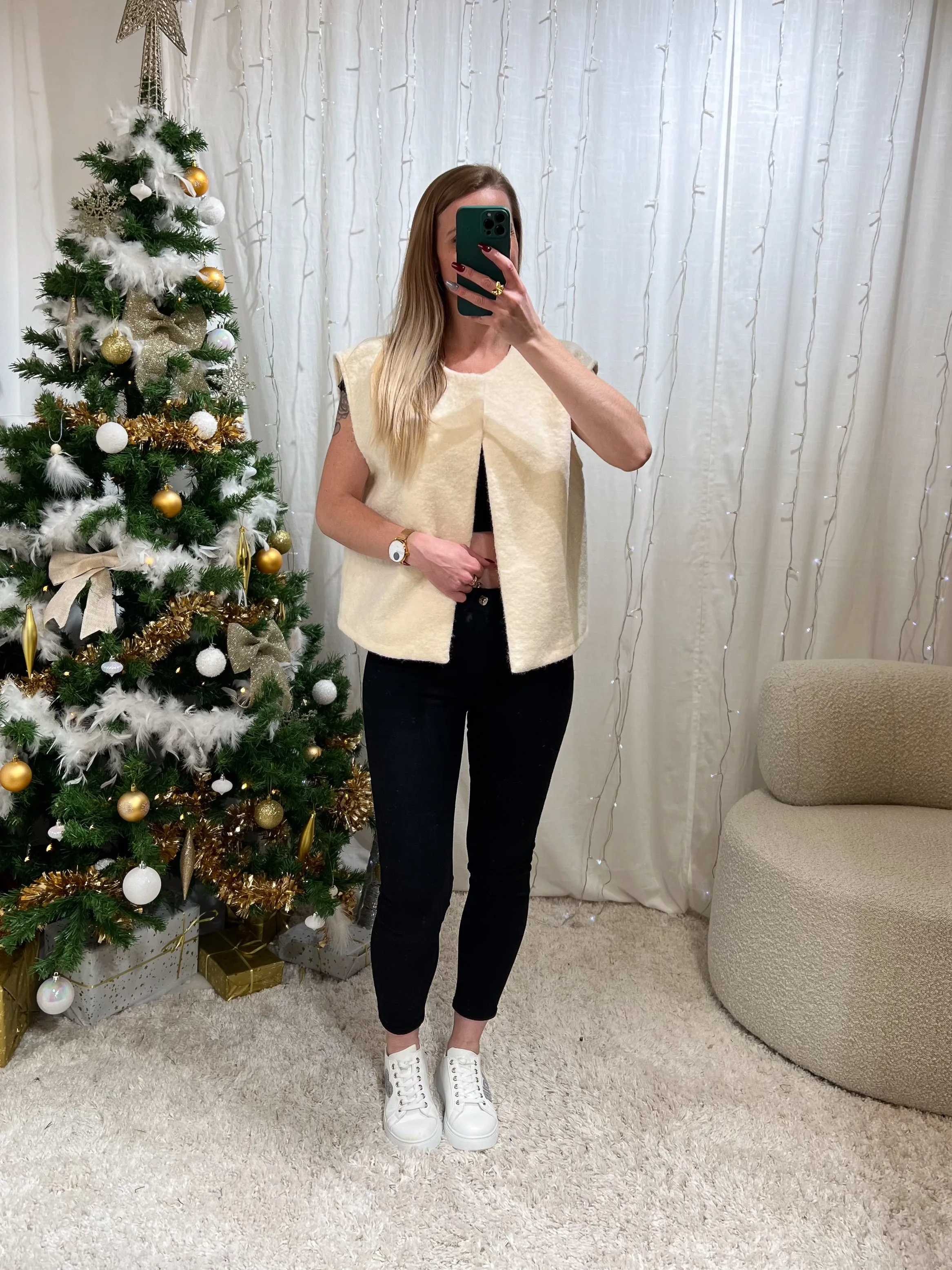 Gilet AMELIE écru