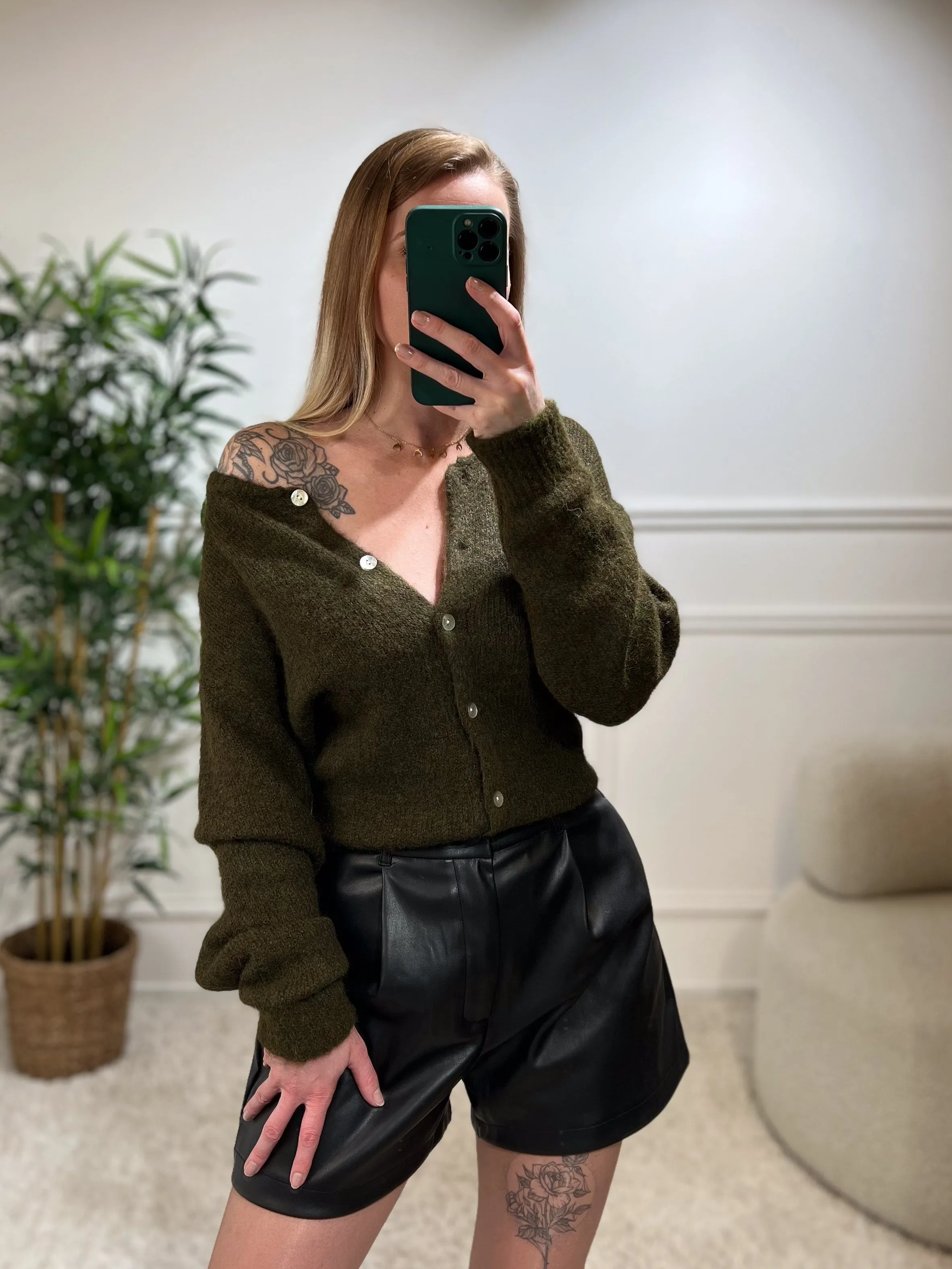 Gilet BETSIE kaki