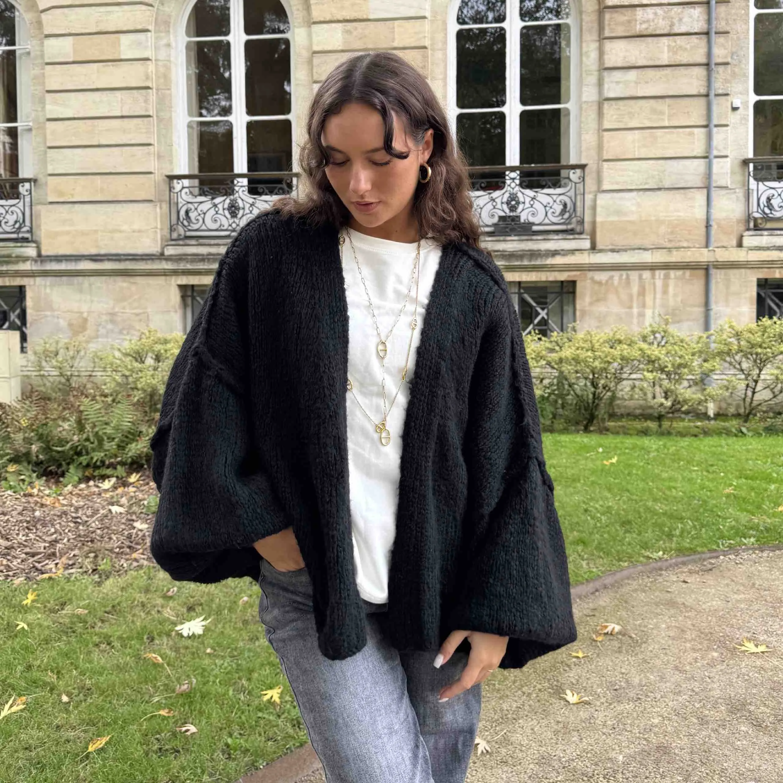 Gilet CLARA noir