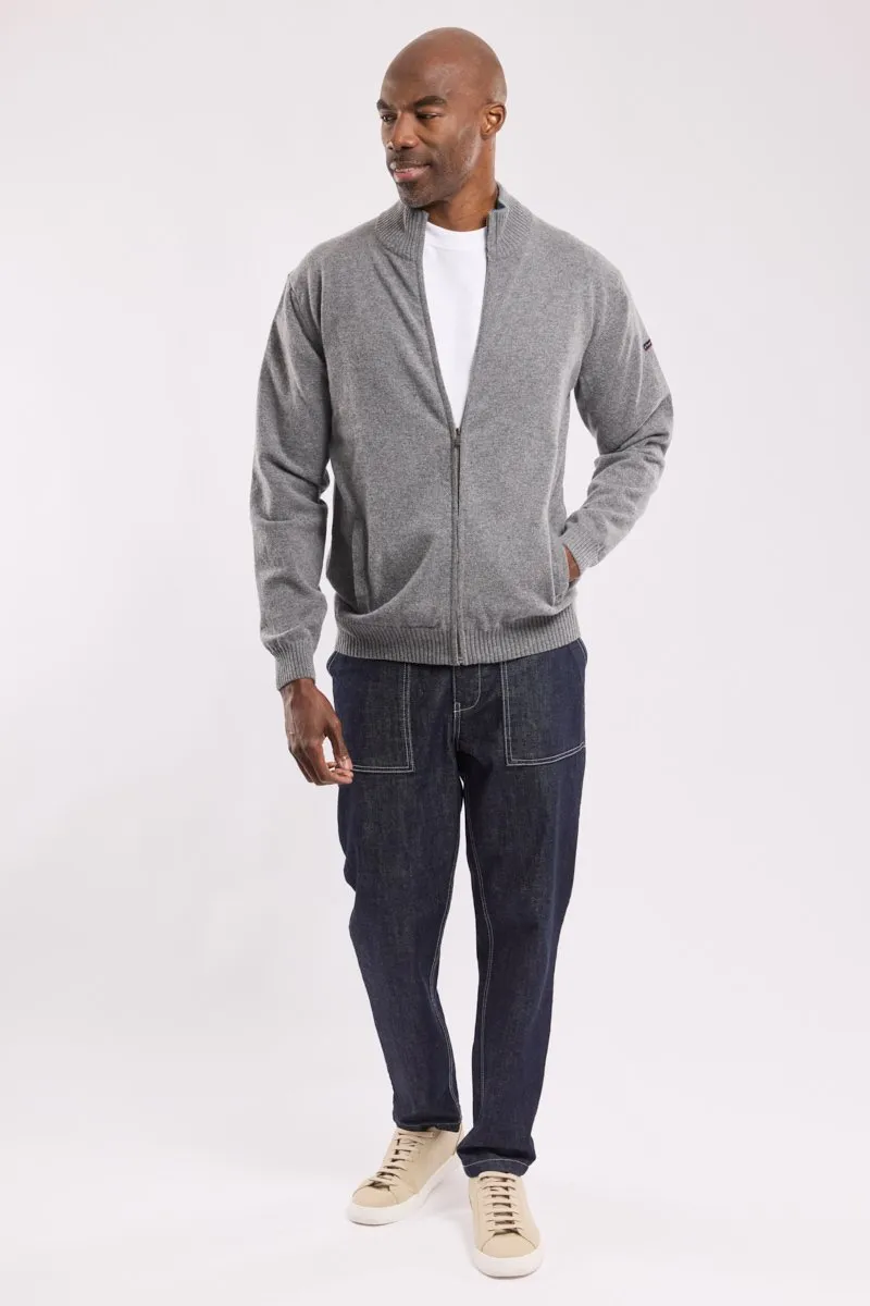 Gilet zippé - lambswool