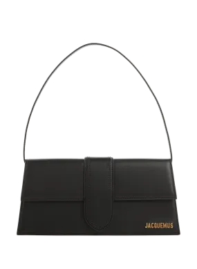 JACQUEMUS  Le Bambino long en cuir - Noir