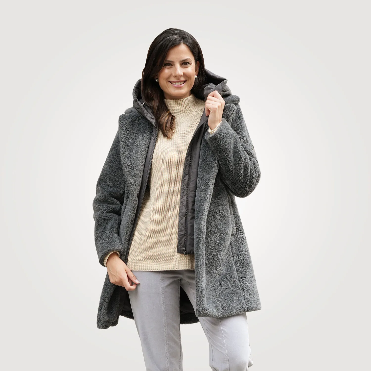 Manteau Artime douillet en peluche ⋆ Lehner Versand