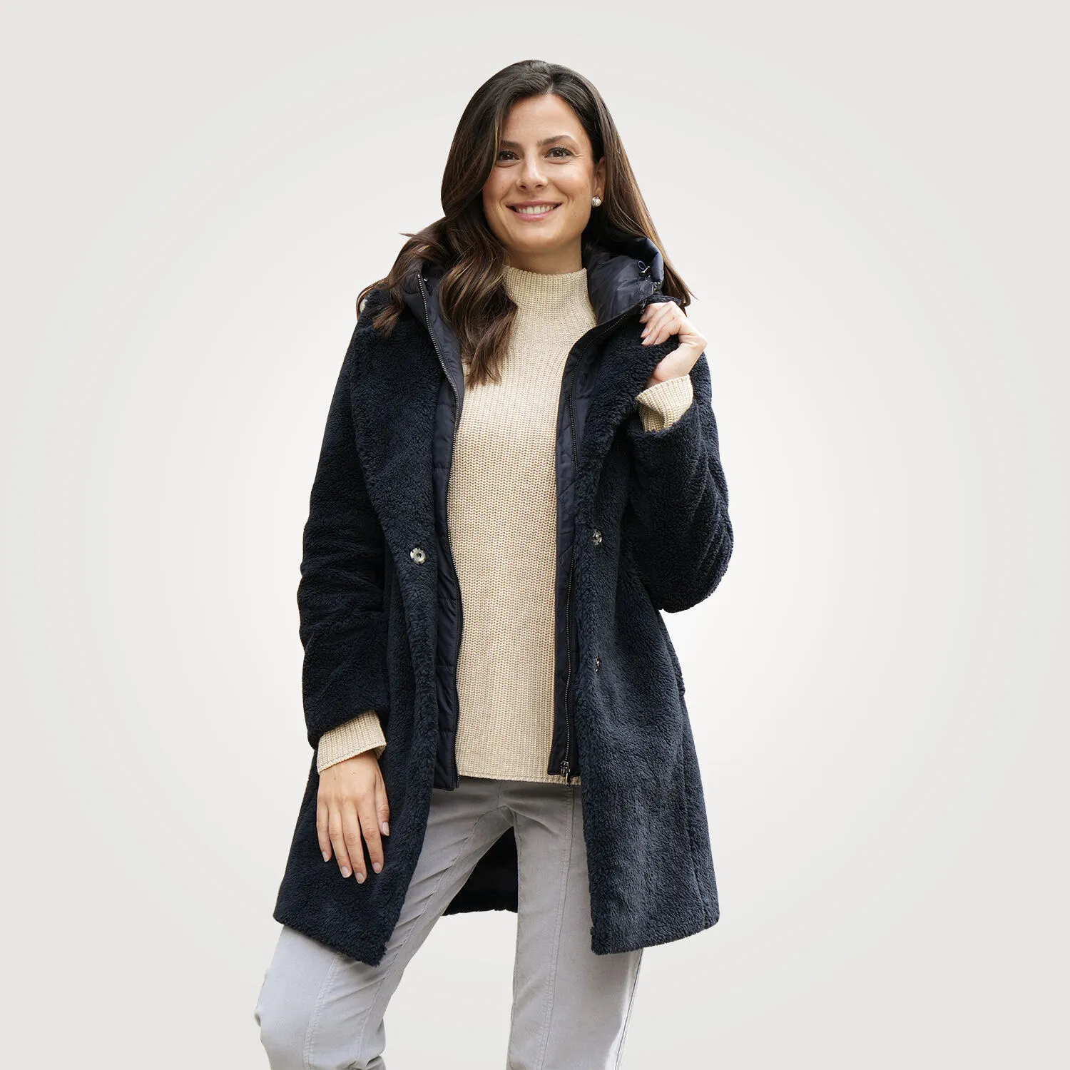 Manteau Artime douillet en peluche ⋆ Lehner Versand
