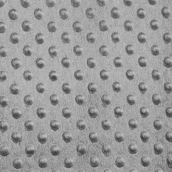 Polaire douillet points en relief – gris
