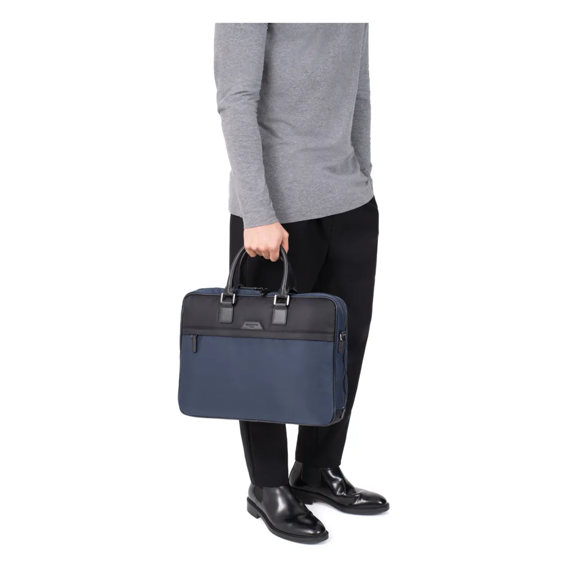 Porte-documents 15'' & A4 CITIZEN Marron/Noir Hexagona - Porte-documents Homme sur MenCorner