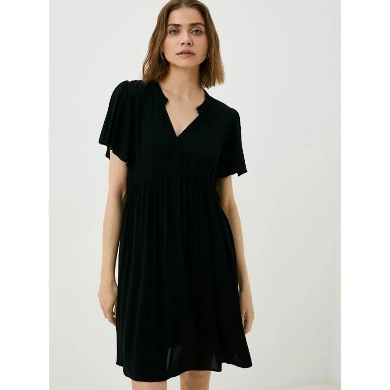 Robe courte moulante lana noir femme - Guess | wimod
