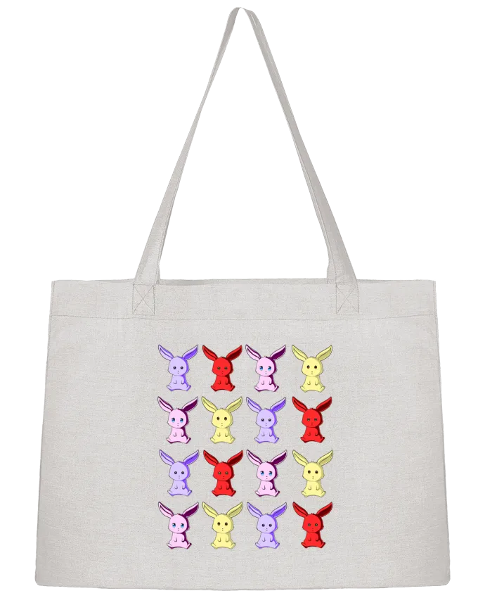 Sac Shopping Conejitos de Colores par MaaxLoL