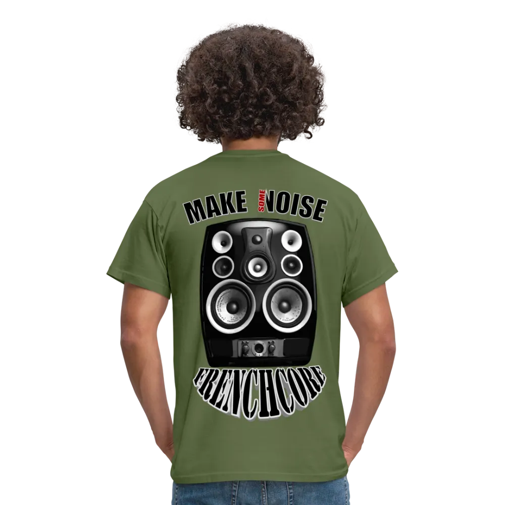 T-shirt Homme Make Some Noise Frenchcore (Dos)