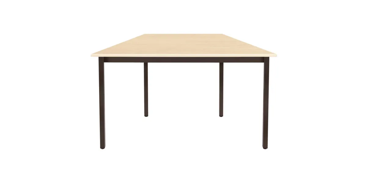 TABLE MODULAIRE TRAPÉZOÏDALE CHÊNE NOIR