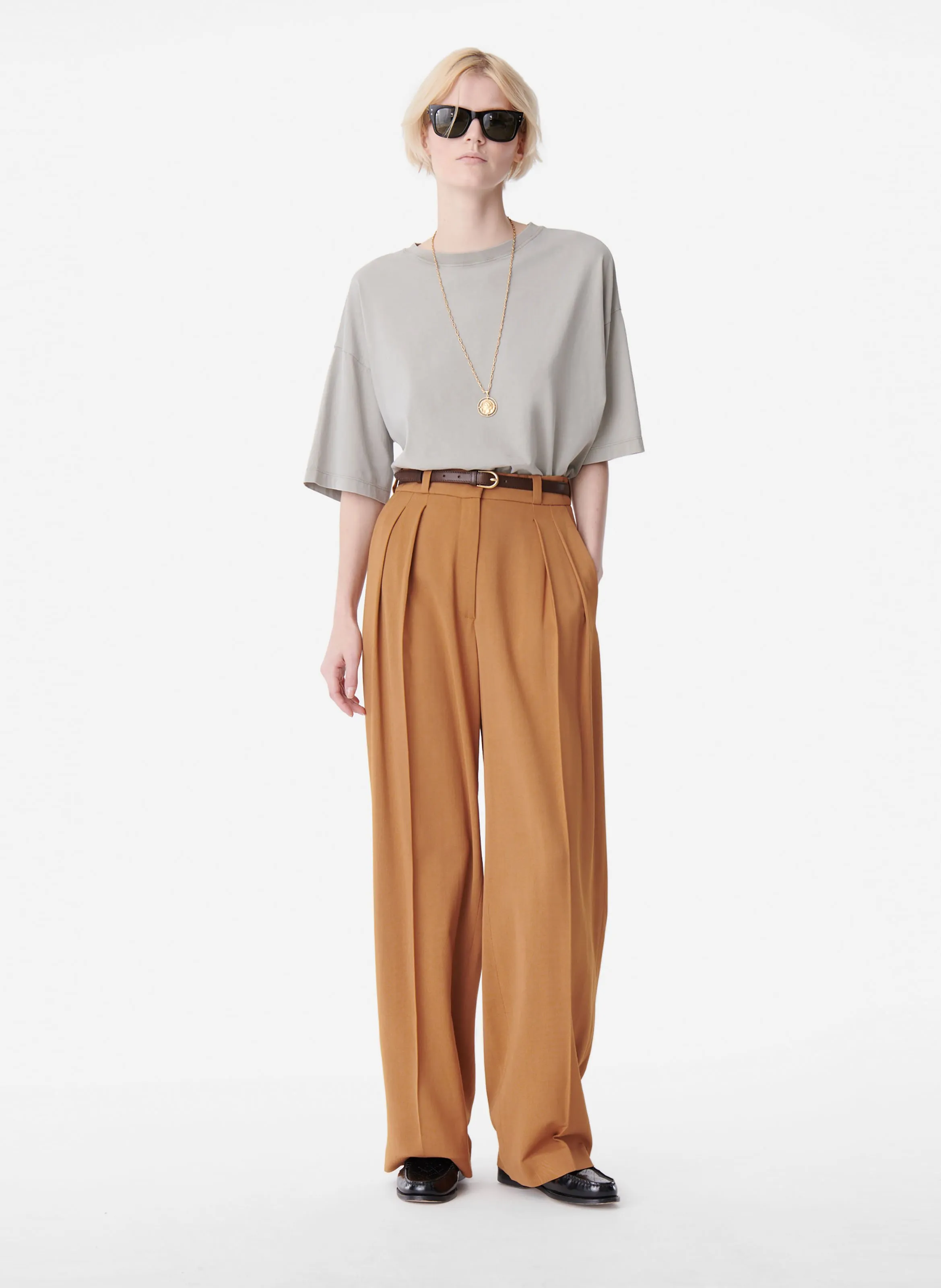 VANESSA BRUNO  Pantalon bjorn - Marron